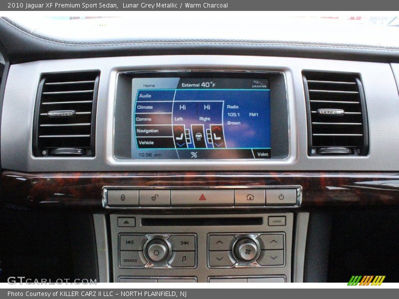 Lunar Grey Metallic / Warm Charcoal 2010 Jaguar XF Premium Sport Sedan
