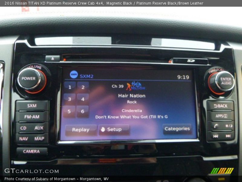 Controls of 2016 TITAN XD Platinum Reserve Crew Cab 4x4