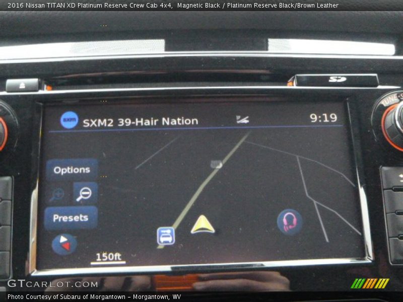 Navigation of 2016 TITAN XD Platinum Reserve Crew Cab 4x4