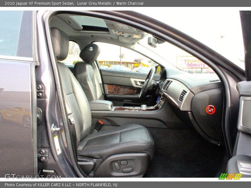 Lunar Grey Metallic / Warm Charcoal 2010 Jaguar XF Premium Sport Sedan