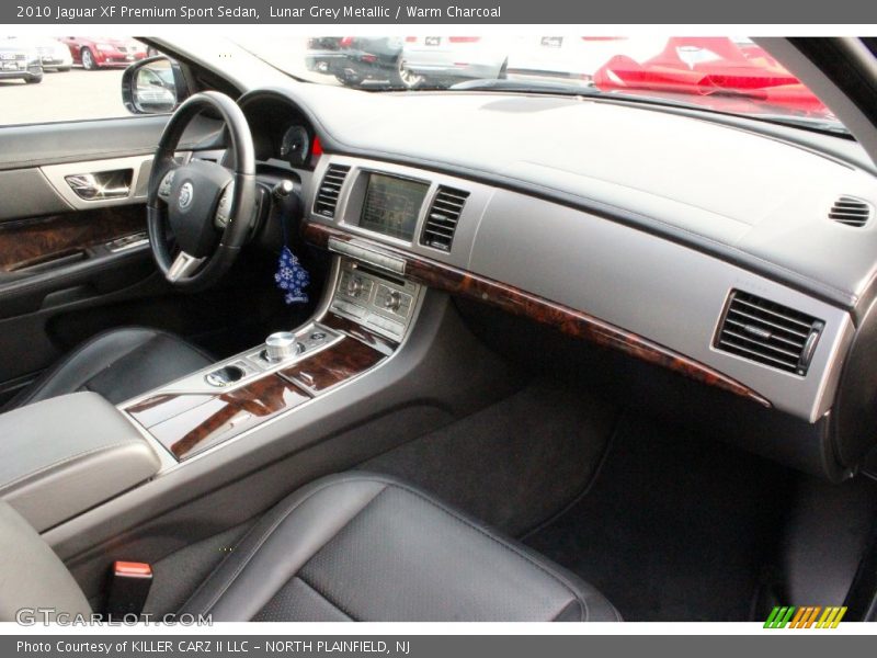 Lunar Grey Metallic / Warm Charcoal 2010 Jaguar XF Premium Sport Sedan