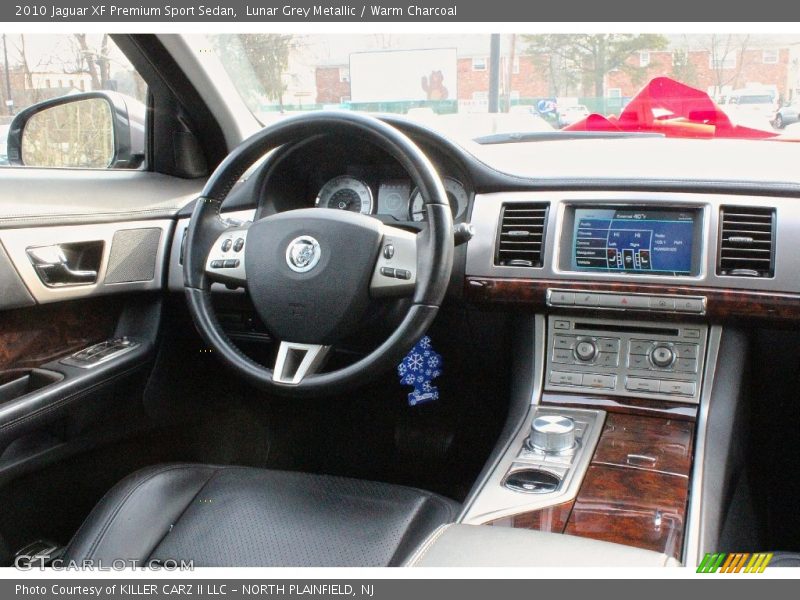 Lunar Grey Metallic / Warm Charcoal 2010 Jaguar XF Premium Sport Sedan