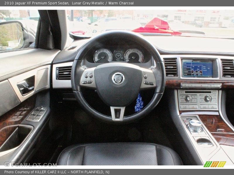 Lunar Grey Metallic / Warm Charcoal 2010 Jaguar XF Premium Sport Sedan