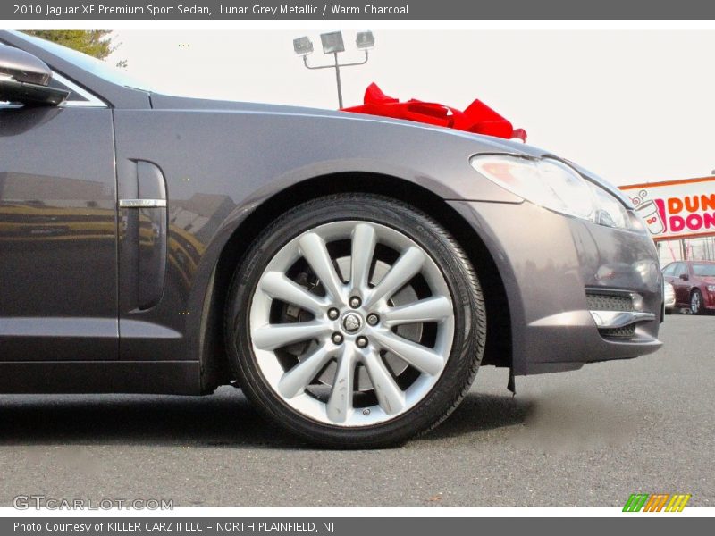 Lunar Grey Metallic / Warm Charcoal 2010 Jaguar XF Premium Sport Sedan