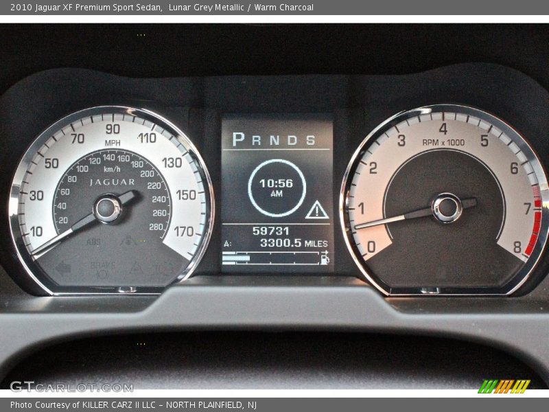 Lunar Grey Metallic / Warm Charcoal 2010 Jaguar XF Premium Sport Sedan