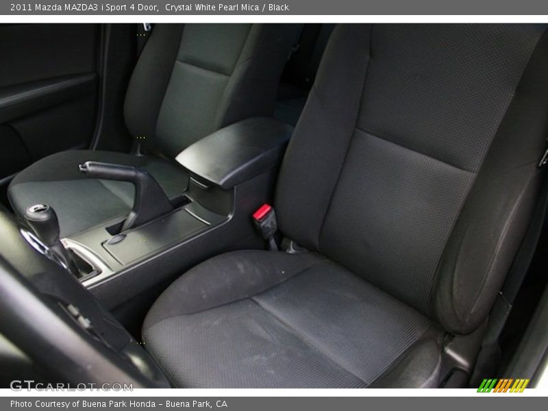 Crystal White Pearl Mica / Black 2011 Mazda MAZDA3 i Sport 4 Door