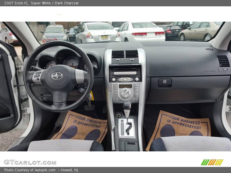 Super White / Dark Charcoal 2007 Scion tC