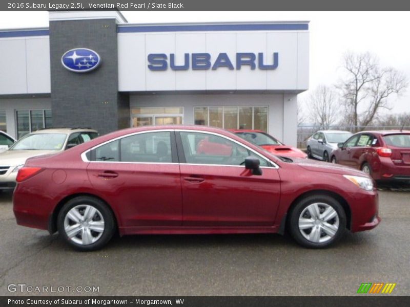 Venetian Red Pearl / Slate Black 2016 Subaru Legacy 2.5i