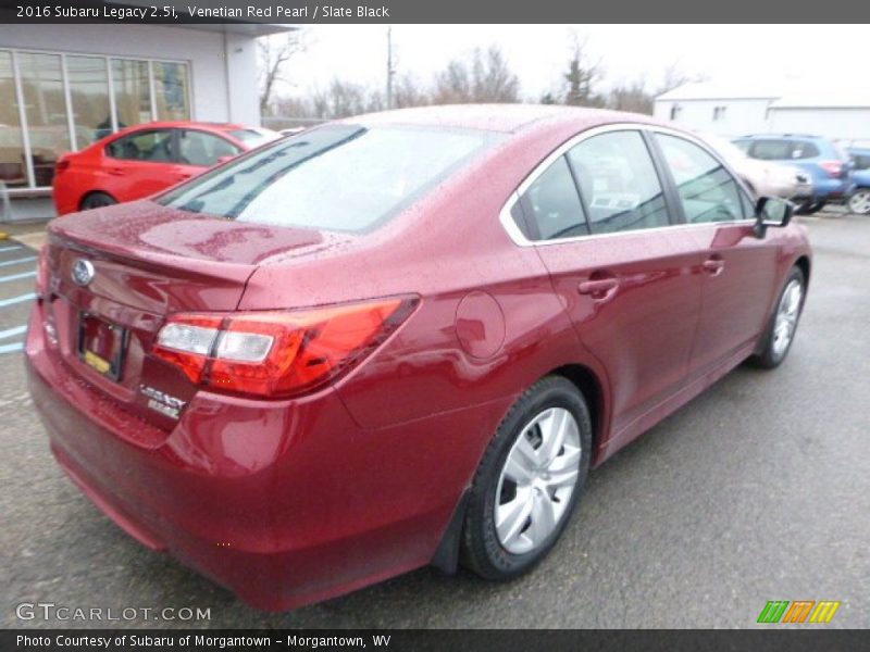 Venetian Red Pearl / Slate Black 2016 Subaru Legacy 2.5i