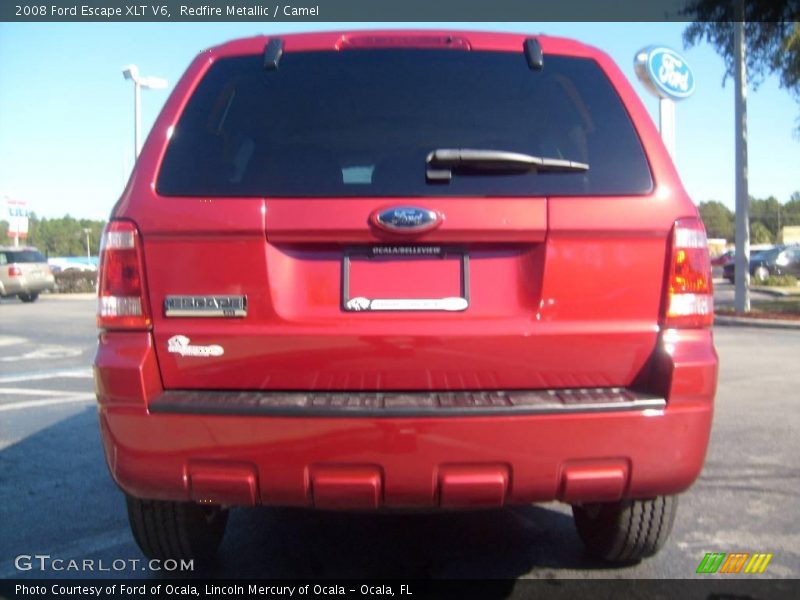 Redfire Metallic / Camel 2008 Ford Escape XLT V6