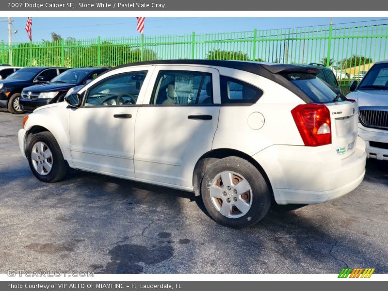 Stone White / Pastel Slate Gray 2007 Dodge Caliber SE