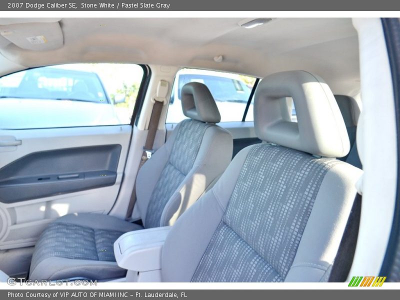 Stone White / Pastel Slate Gray 2007 Dodge Caliber SE