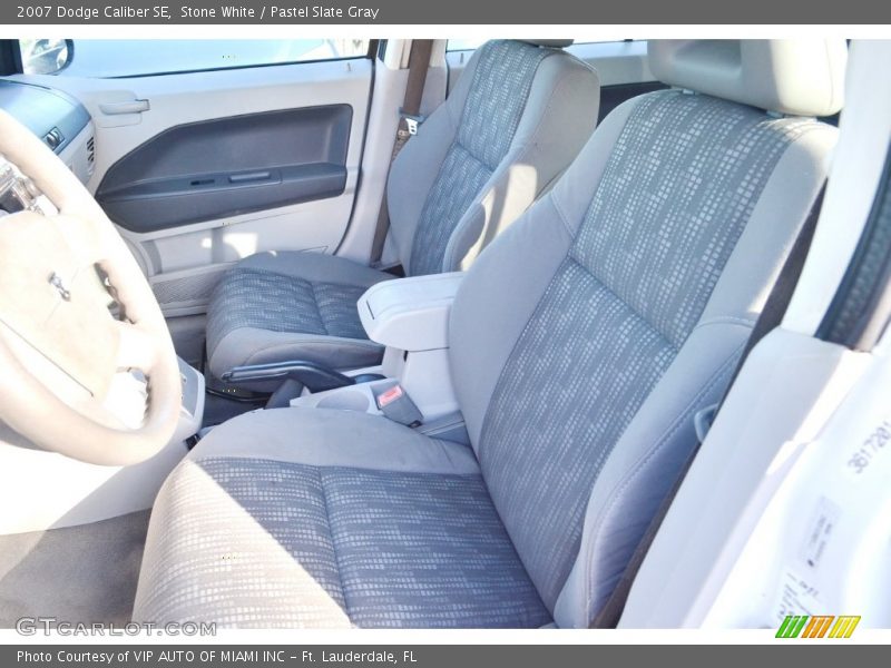 Stone White / Pastel Slate Gray 2007 Dodge Caliber SE