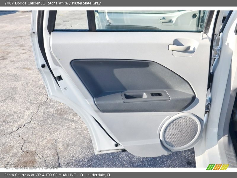 Stone White / Pastel Slate Gray 2007 Dodge Caliber SE