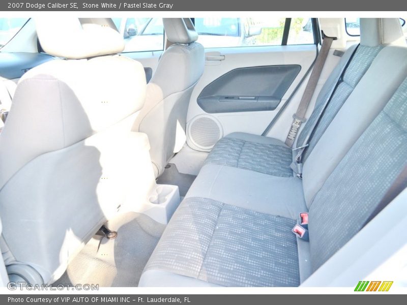 Stone White / Pastel Slate Gray 2007 Dodge Caliber SE