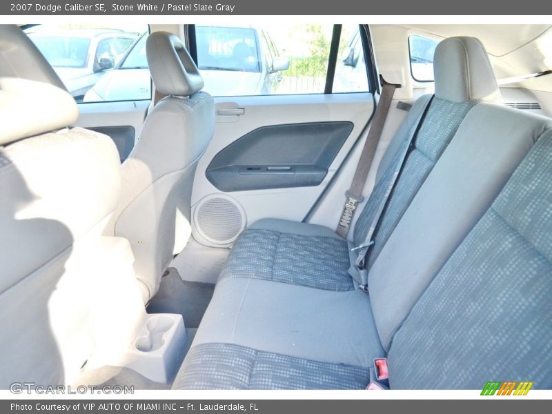 Stone White / Pastel Slate Gray 2007 Dodge Caliber SE