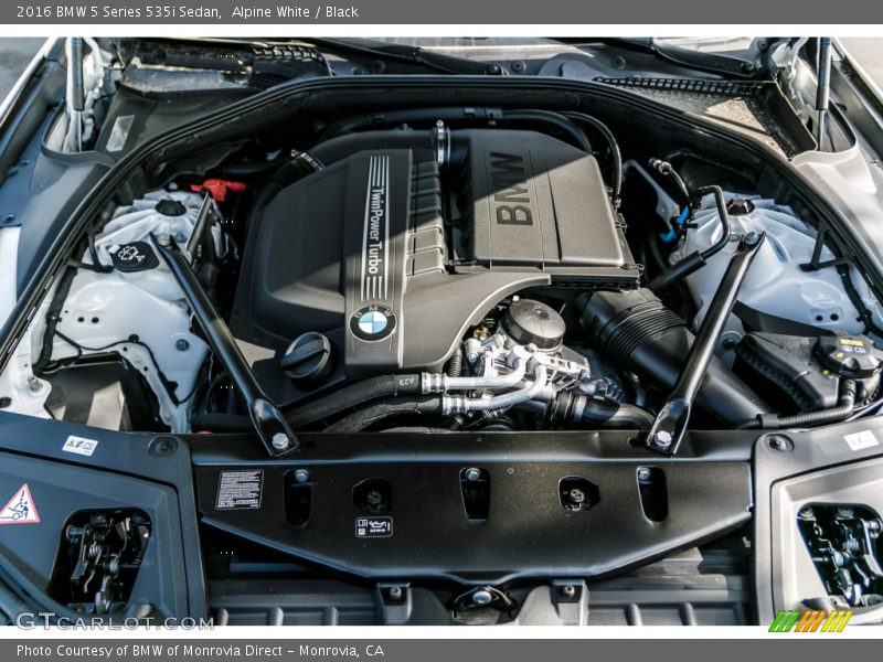  2016 5 Series 535i Sedan Engine - 3.0 Liter DI TwinPower Turbocharged DOHC 24-Valve VVT Inline 6 Cylinder