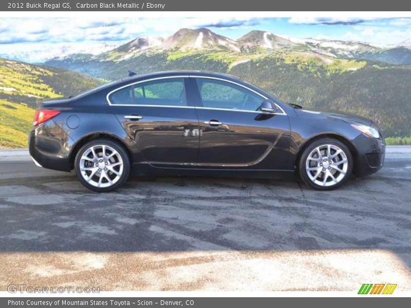 Carbon Black Metallic / Ebony 2012 Buick Regal GS