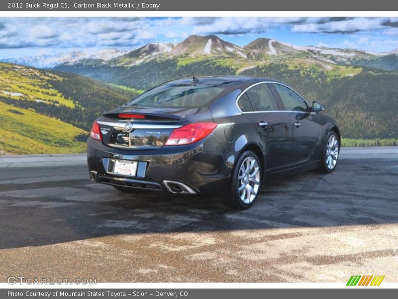 Carbon Black Metallic / Ebony 2012 Buick Regal GS