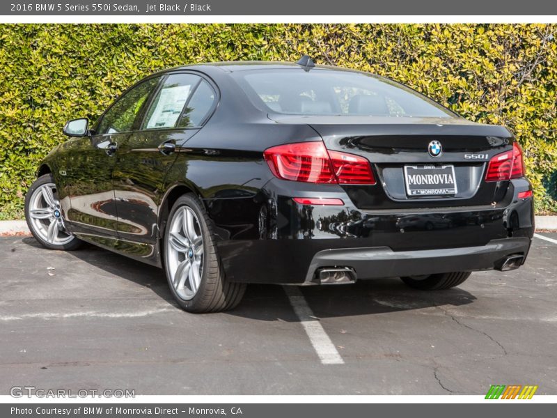 Jet Black / Black 2016 BMW 5 Series 550i Sedan