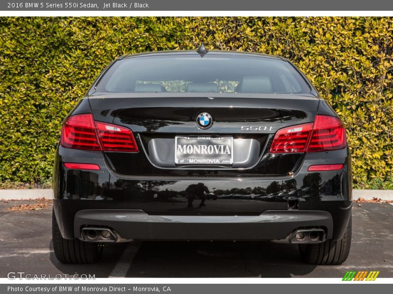 Jet Black / Black 2016 BMW 5 Series 550i Sedan