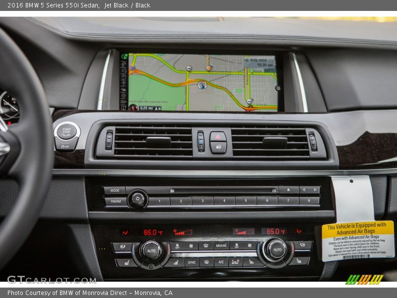 Jet Black / Black 2016 BMW 5 Series 550i Sedan