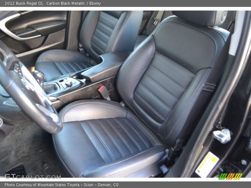 Carbon Black Metallic / Ebony 2012 Buick Regal GS