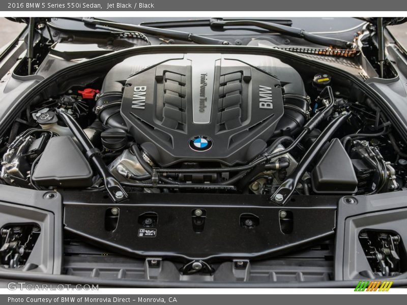 Jet Black / Black 2016 BMW 5 Series 550i Sedan