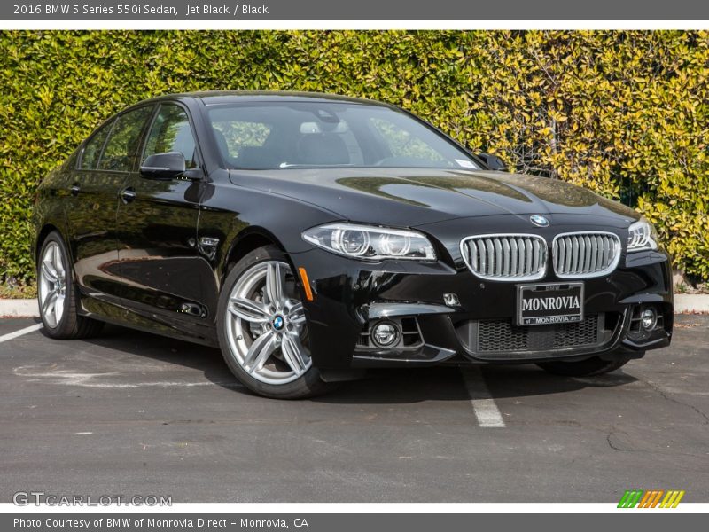 Jet Black / Black 2016 BMW 5 Series 550i Sedan