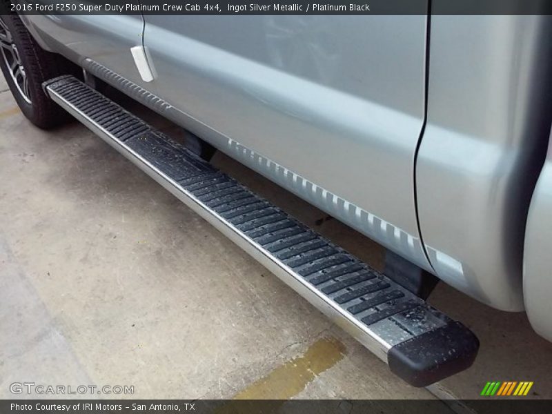 Ingot Silver Metallic / Platinum Black 2016 Ford F250 Super Duty Platinum Crew Cab 4x4