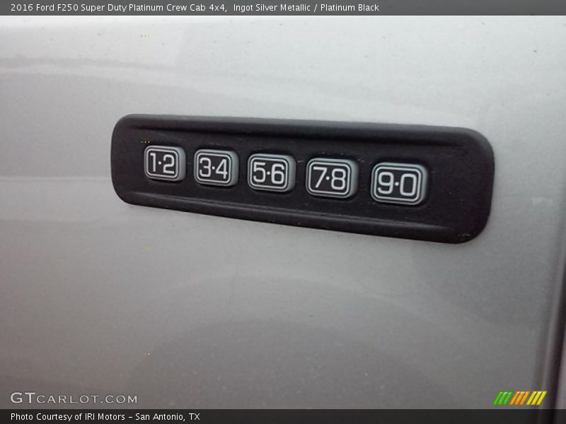 Ingot Silver Metallic / Platinum Black 2016 Ford F250 Super Duty Platinum Crew Cab 4x4