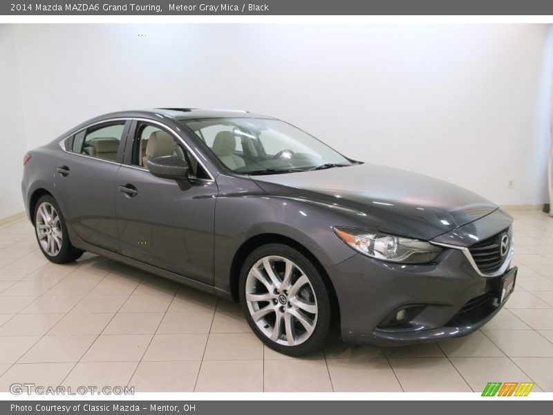 Meteor Gray Mica / Black 2014 Mazda MAZDA6 Grand Touring
