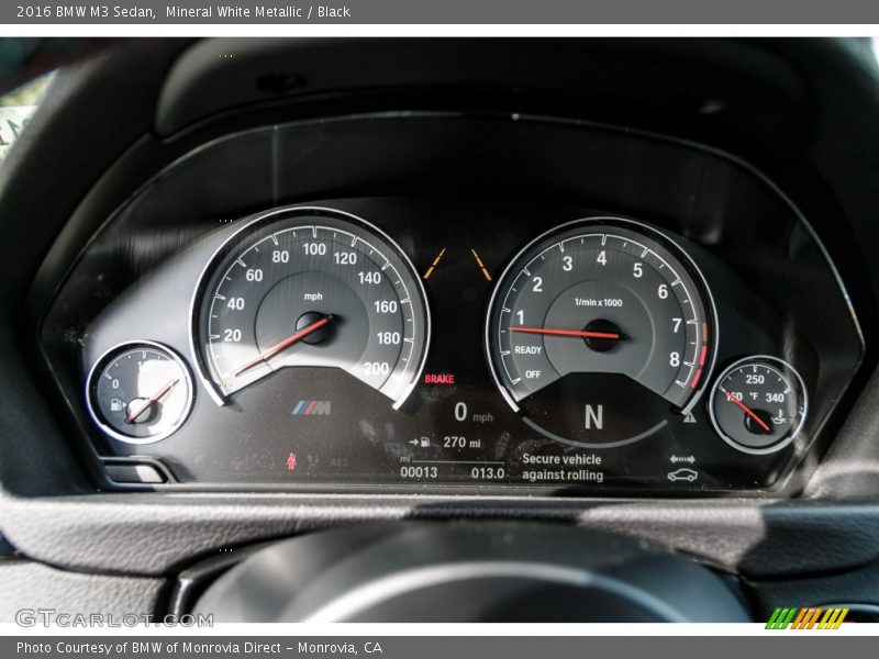  2016 M3 Sedan Sedan Gauges