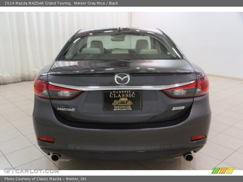 Meteor Gray Mica / Black 2014 Mazda MAZDA6 Grand Touring