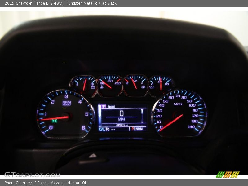 Tungsten Metallic / Jet Black 2015 Chevrolet Tahoe LTZ 4WD