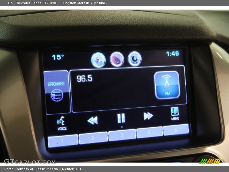 Tungsten Metallic / Jet Black 2015 Chevrolet Tahoe LTZ 4WD