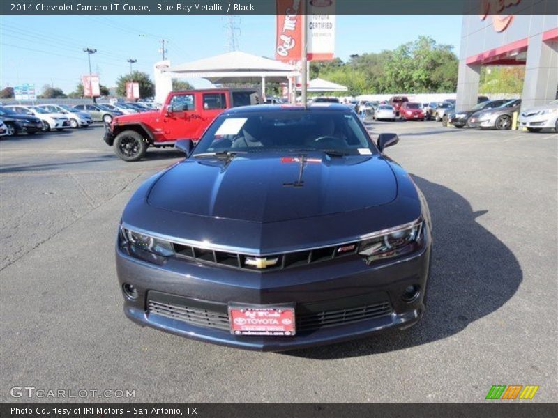Blue Ray Metallic / Black 2014 Chevrolet Camaro LT Coupe