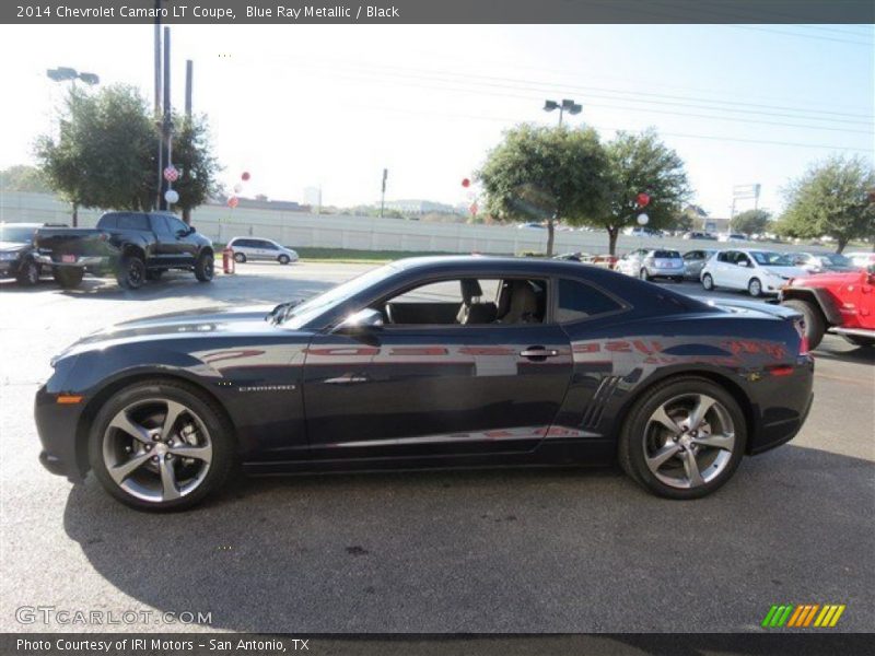 Blue Ray Metallic / Black 2014 Chevrolet Camaro LT Coupe