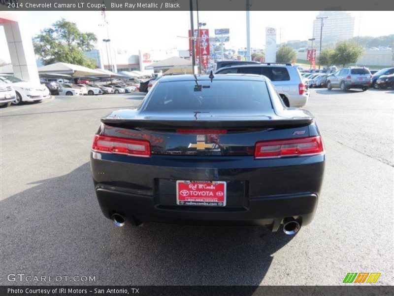 Blue Ray Metallic / Black 2014 Chevrolet Camaro LT Coupe