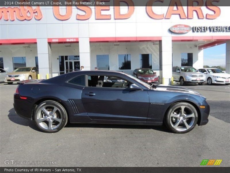 Blue Ray Metallic / Black 2014 Chevrolet Camaro LT Coupe