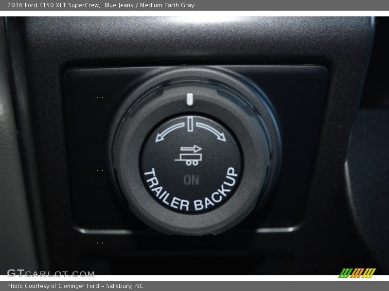 Blue Jeans / Medium Earth Gray 2016 Ford F150 XLT SuperCrew