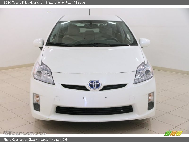 Blizzard White Pearl / Bisque 2010 Toyota Prius Hybrid IV