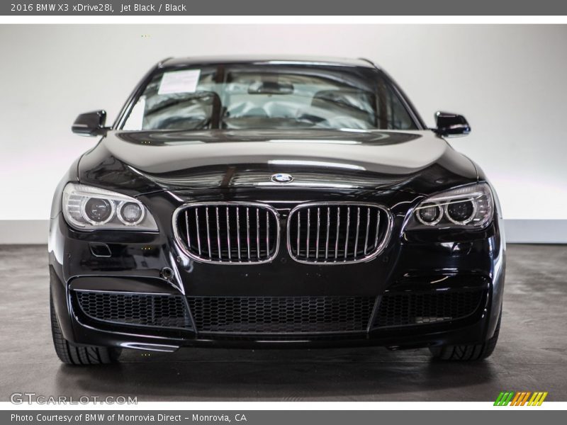 Jet Black / Black 2016 BMW X3 xDrive28i