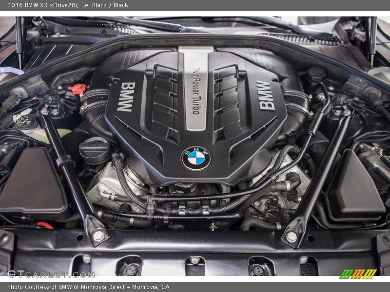 Jet Black / Black 2016 BMW X3 xDrive28i