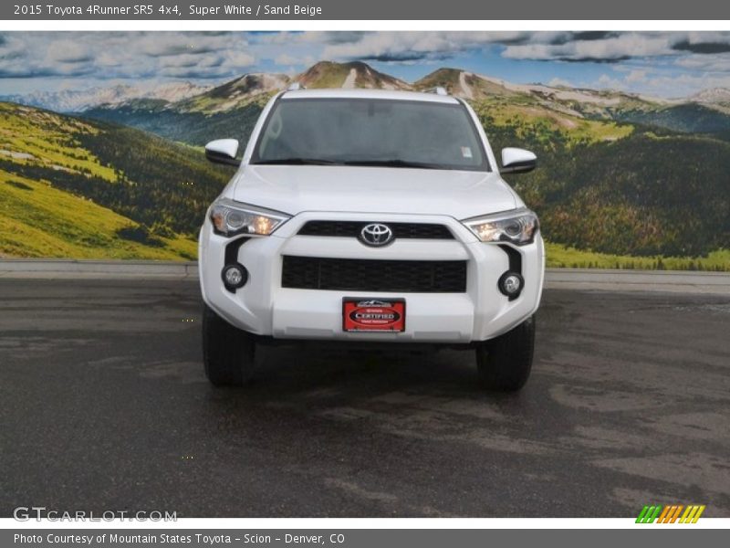 Super White / Sand Beige 2015 Toyota 4Runner SR5 4x4
