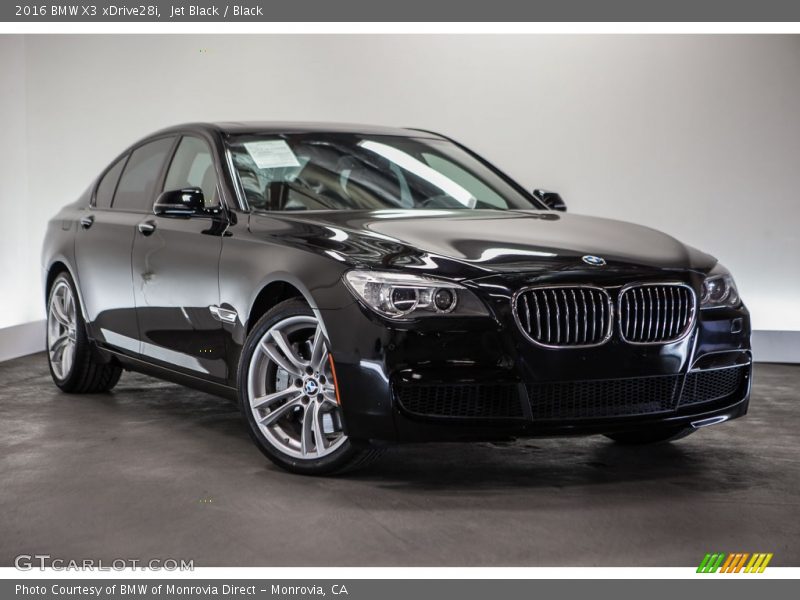Jet Black / Black 2016 BMW X3 xDrive28i