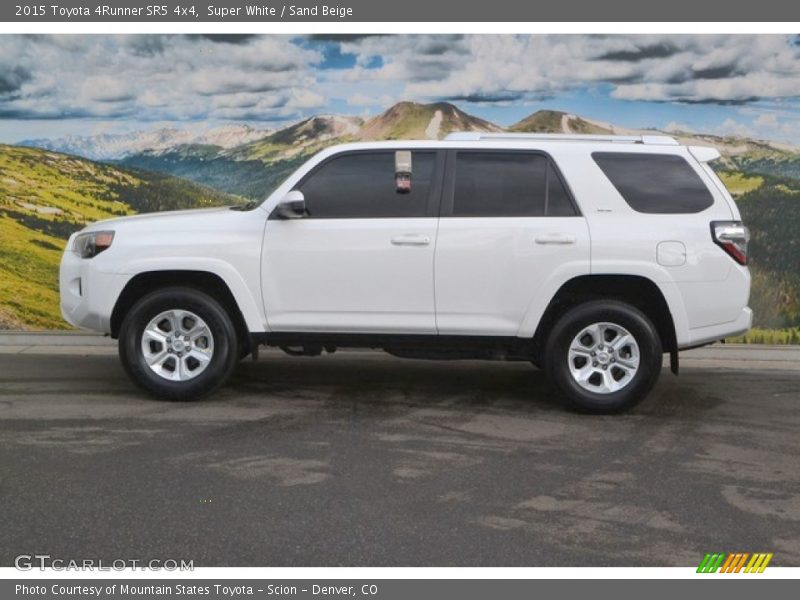 Super White / Sand Beige 2015 Toyota 4Runner SR5 4x4