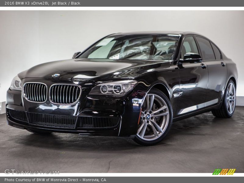 Jet Black / Black 2016 BMW X3 xDrive28i