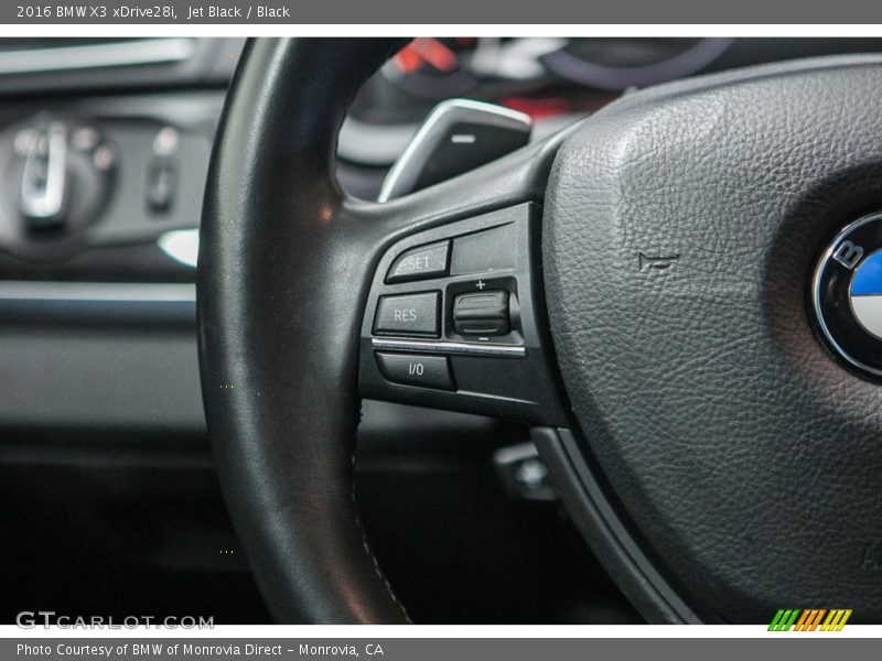 Jet Black / Black 2016 BMW X3 xDrive28i