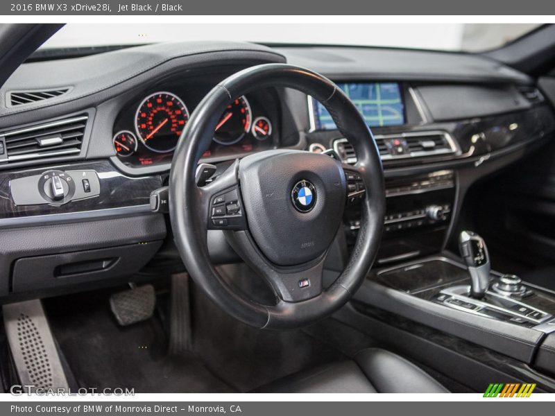Jet Black / Black 2016 BMW X3 xDrive28i